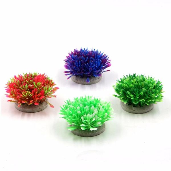 

decorations 1 pcs artificial water green plant grass for aquarium fish tank plastic decor ornament