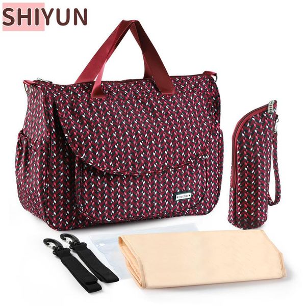

maternity bag for baby care diaper backpack mother plaid waterproof multi-functional nursing sx329 bags