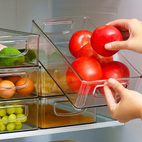

refrigerator drawer organizer basket pull-out multi-purpose space saver drawers fresh spacer layer storage rack kitchen & organization