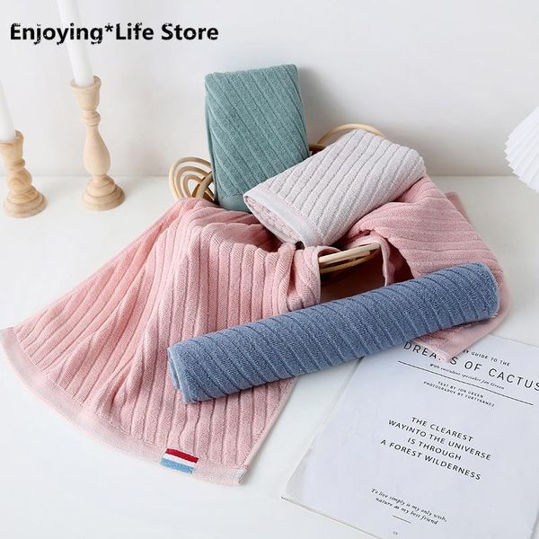 

towel plain cotton face towels do not shed hair at home daily absorbent bath beach soft skin-friendly