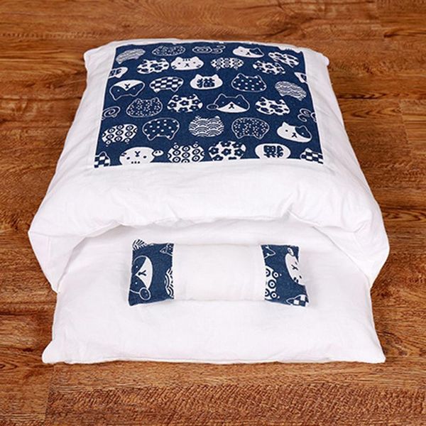 

cat beds & furniture sleeping sofa bag kennel nest small pet bed removable house winter warm sofas mat