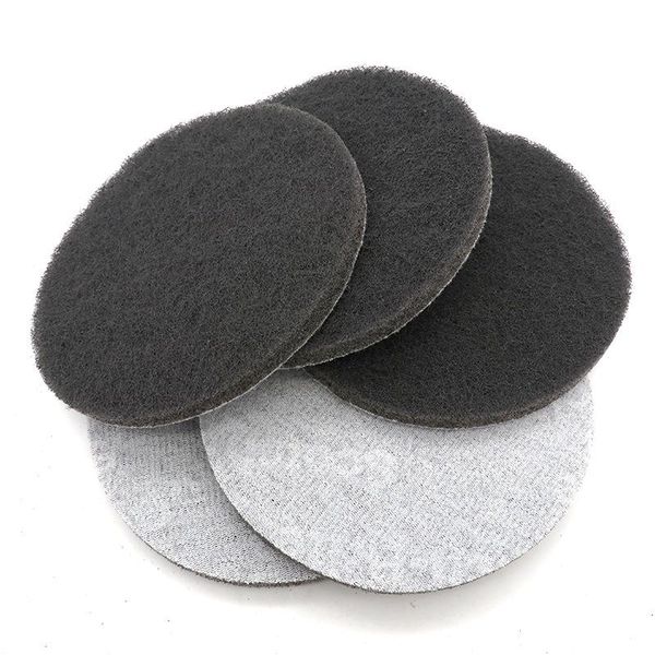 

hand & power tool accessories 5pcs in one order 5 inch 125mm flocking disc industrial scouring pad vegetable melon cloth polishing