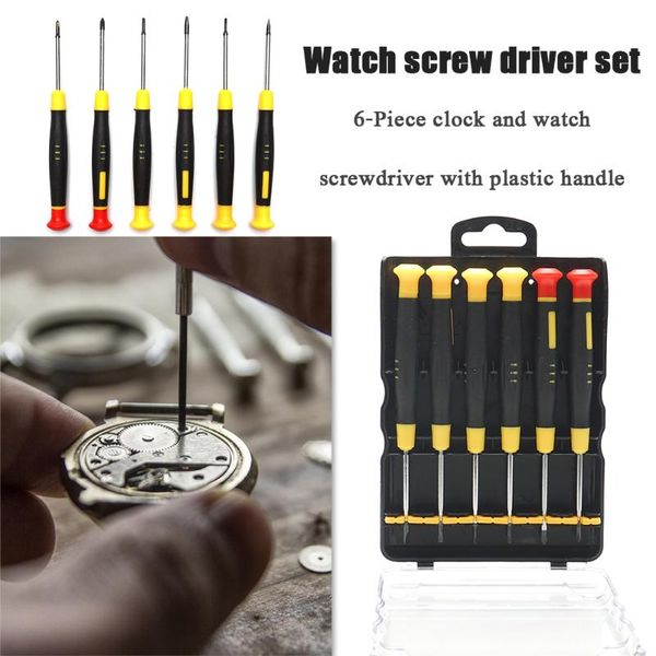 

hand tools screwdriver tip holder tool 6pcs multi-purpose precision bit clocks maintenance dismantling