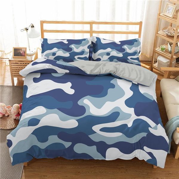 

bedding sets 3d camouflage printed children's boy girl and bed linings duvet cover sheet pillowcase