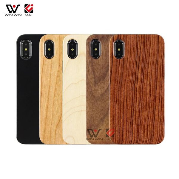 Custodie per telefoni cellulari in legno TPU di alta qualità antiurto per iPhone 6 6s 7 8 Plus 11 12 Pro X Xs Max Cover posteriore Shell all'ingrosso 2021
