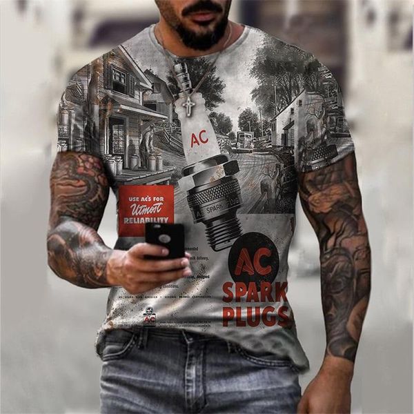 

men's t-shirts retro style stitching fashion printing oversized t-shirt short-sleeved 6xl o-neck summer shirt sports, White;black