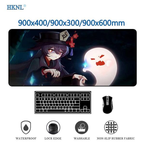 

mouse pads & wrist rests pad xxl black table mat gamer anime girl rubber carpet sliding 900x400 large size computer