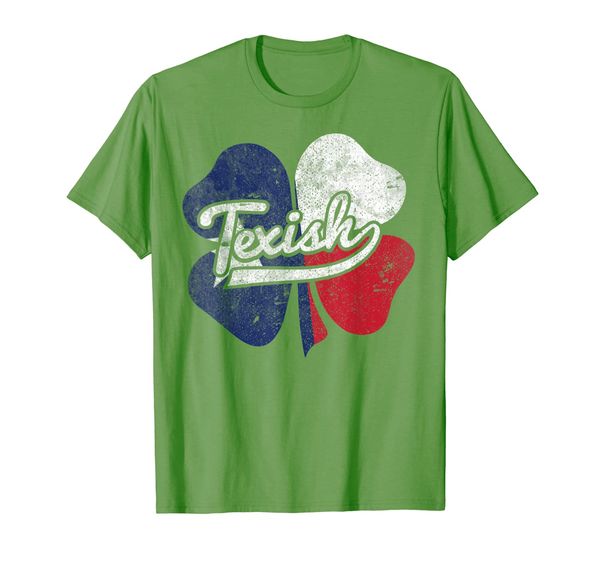 

texish funny t shirt texas st. patrick's shamrock tee, White;black