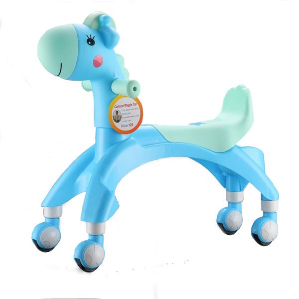 

gift sets baby toy kids cartoon twist car 1-3 years old yo mute round universal wheel swing girl boy scooter