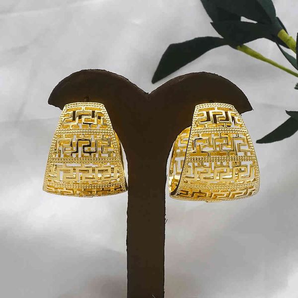 

2021 stylish trend gold color hanging drop earrings women statement earring female jewelry gift, Silver