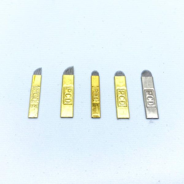 

tattoo needles 50/100/500 pcs hard pcd permanent makeup manual eyebrow blade for 3d embroidery microblading pen machine