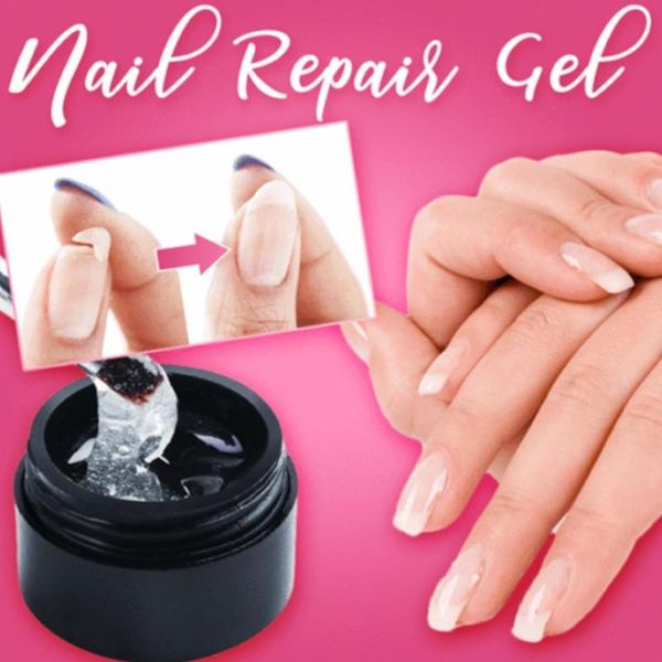 

nail gel 5ml fiber polish soak off extension uv high nails hardness extend varnish broken repairing g3f6, Red;pink
