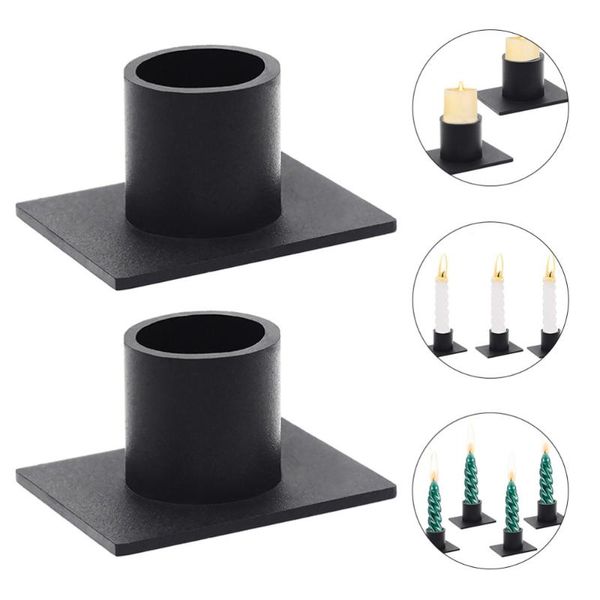 

candle holders 2pcs simple candlestick iron art cup holder deskadornment