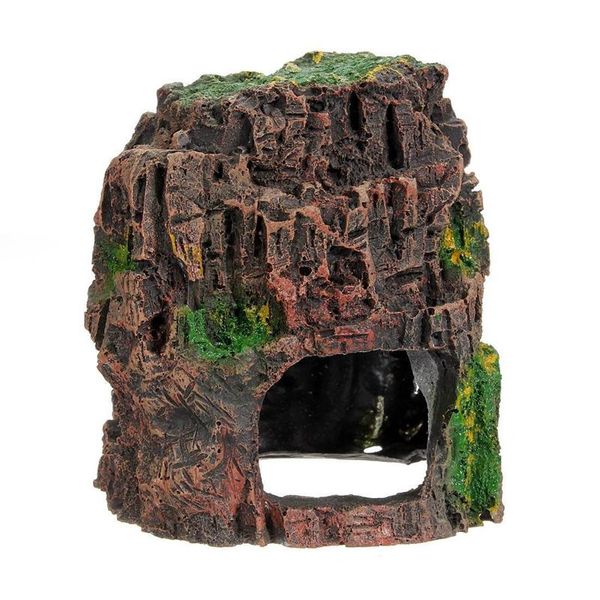 

aquarium decoration rock cottage cave stone hidden for fish tank decorations