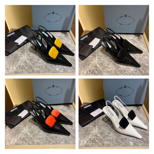 

women's sandals fashion wedding party luxury famous brand design elegant graceful pointed toe, Black