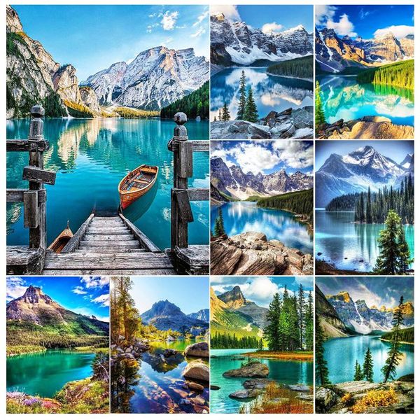 

diamond painting 5d diy landscape full drill handmade hobby cross stitch gift home decor art picture mosaic embroidery tool kit
