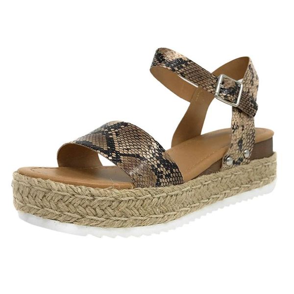 

wedges shoes for women sandals plus size high heels summer 2021 chaussures femme casual platform, Black