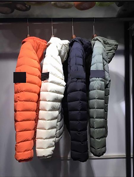 

the men air hooded down jacket windbreaker zipper hoodies patchwork jackets stone running sports hoody jogger casual island coat e2a004, Black;brown