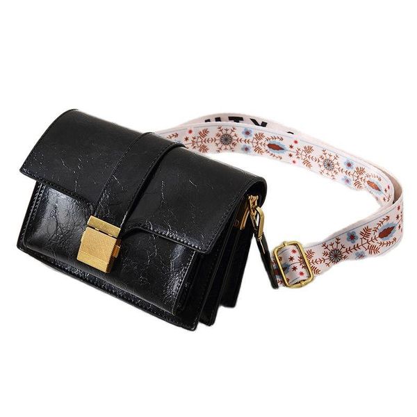 

cross body shoulder bag women's 2021 simple flap pocket small square fashion handbags women versatile leather