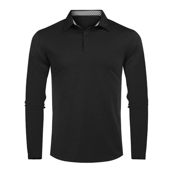 

men's polos summer men shirts casual man long sleeve slim fit cotton sweatshirt tees male clothing for daily wear, White;black