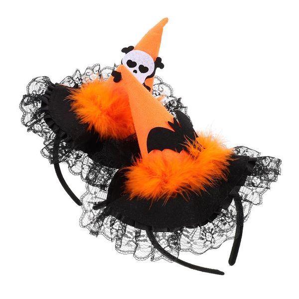 

party hats 2 pcs hair hoops orange hat decors headbands hairband headwears