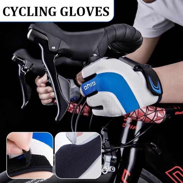 

cycling gloves wholesale anti slip absorbing padded breathable half finger accessories for men/women x85, Black
