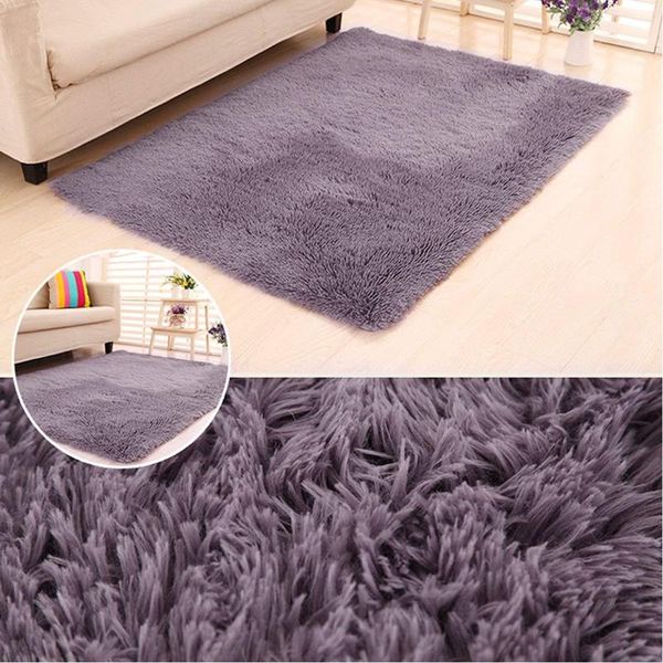 

carpets solid color shaggy carpet for living room home plush floor alfombra fluffy mats kids faux fur area rug rugs