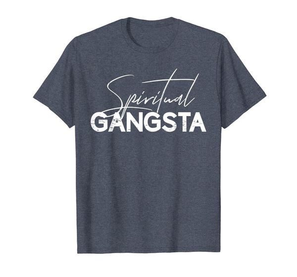 

Spiritual Gangsta Tshirt - Enlightened Yoga Gangster, Mainly pictures