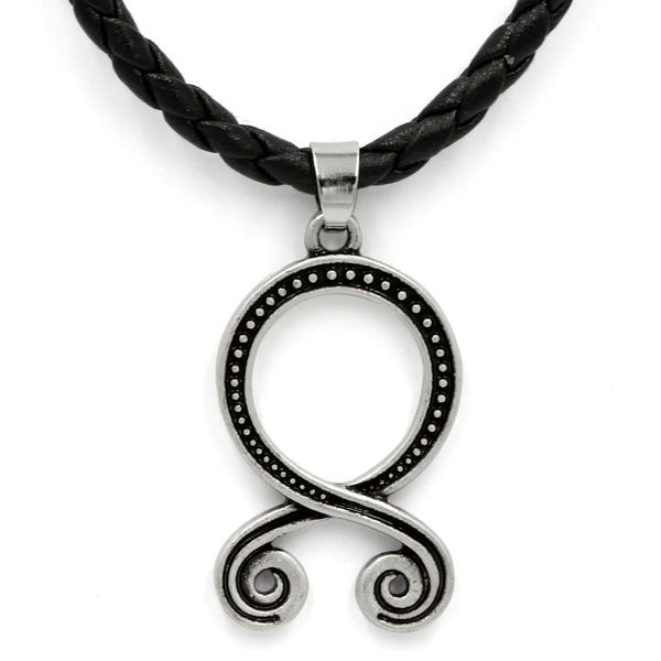 

troll cross necklace viking pendant swedish amulet celtic necklace, Silver