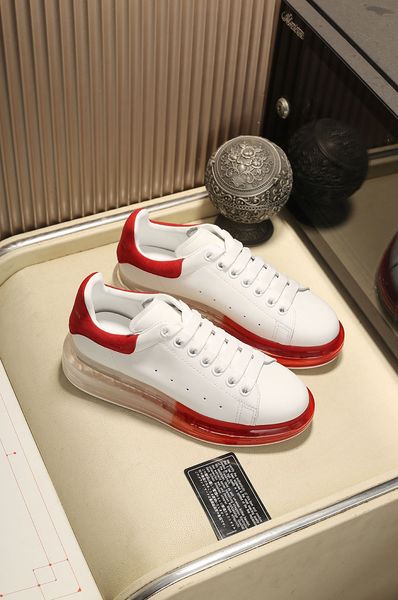 

2022 new rainbow wedding platform fashion party men women shoes genuine leather reflective triple white red flat casual designe, Black;white