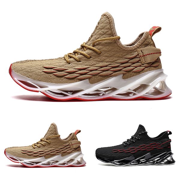 

white red black lace-up brown wheat-colored cushion young men boy running shoes low cut designer trainers sports sneaker