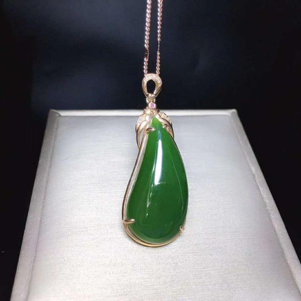 

lockets 18k gold and tianbi jade pendanth28#, Silver