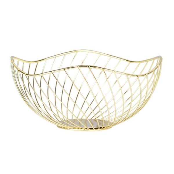 

est irregular deskfruit basket metal wire kitchen candy storage mar-10 baskets