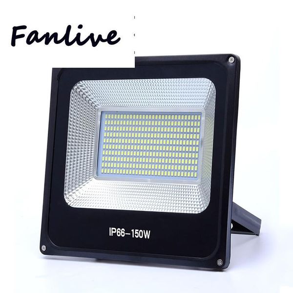 

floodlights 10pcs ultrathin flood light 30w 50w 100w 150w ip66 220v led spotlight refletor outdoor lighting wall lamp floodlight zfg0001