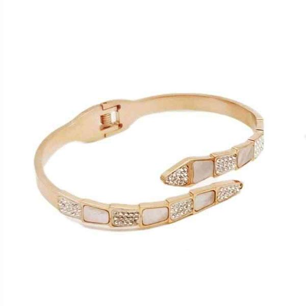 

bangl jewelry women gold plated stainls steel snake cuff bangle bracelet, Golden;silver