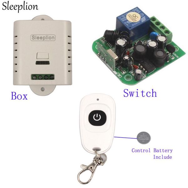 

smart home control sleeplion 220v wireless light switch lamp led receiver 1/2/3 transmitter remote 433mhz/315mhz with battery