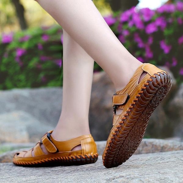 

sandals work heren zapatillas schuhe cloth summer sandalias mens zomerschoenen 2021 flops de verano sandalsslippers sandles for, Black