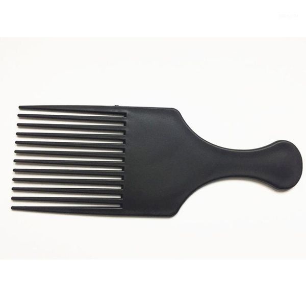 

beauty girl professional afro comb curly hair brush salon hairdressing styling long tooth pick drop 3a251, Silver