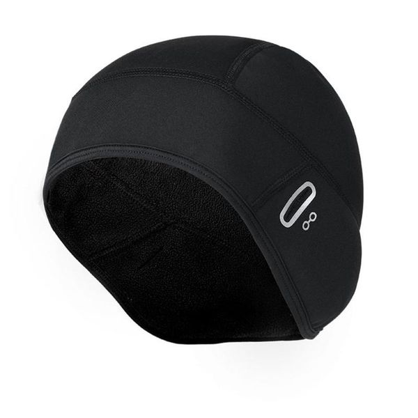 

cycling caps & masks winter warm outdoor sport windproof fleece hats thermal bicycle cap headwear gorra ciclismo running skiing, Black