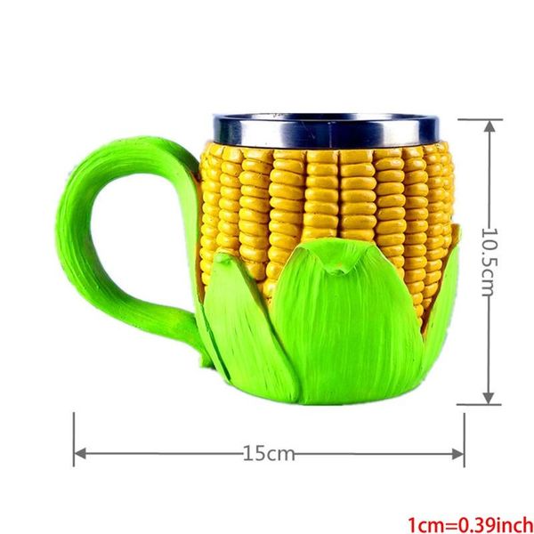 

mugs fun vegetable mug creative water cup beer bitter gourd grape corn decor