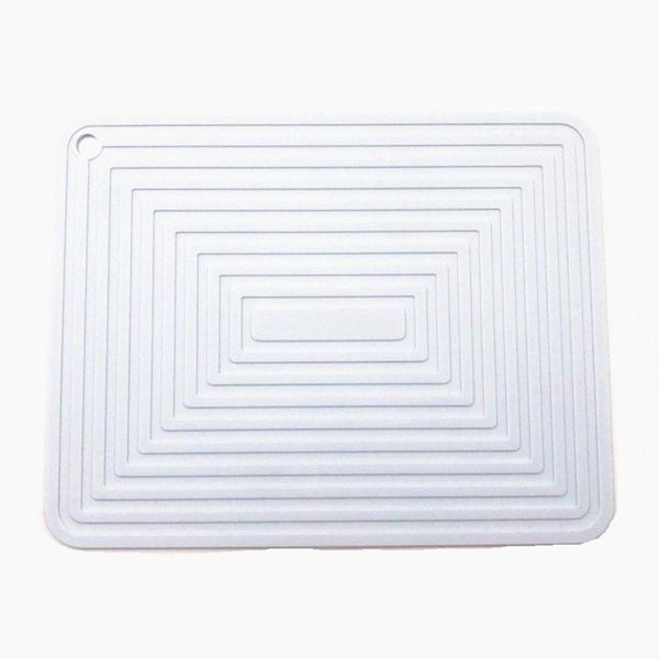

mats & pads x7ab silicone dish drying mat non-slip heat resistant bar service table placemat kitchen pad