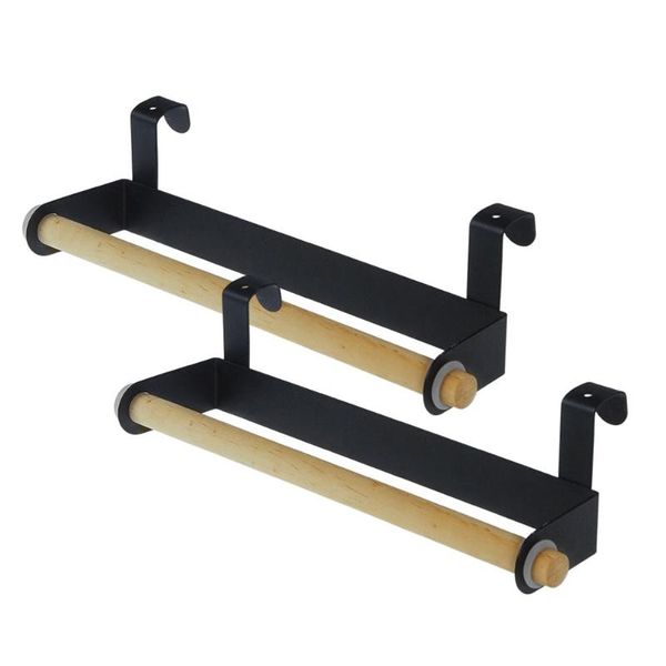 

hooks & rails 2pcs cleaning cloth hanging poles cabinet holder storage