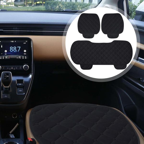 

car seat covers 1 set winter plush mat cushion pad cushions