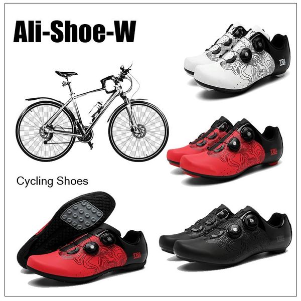 

universal fashion bicycle shoes suitable bike sports team sneakers road mtb cycling footwear, Black
