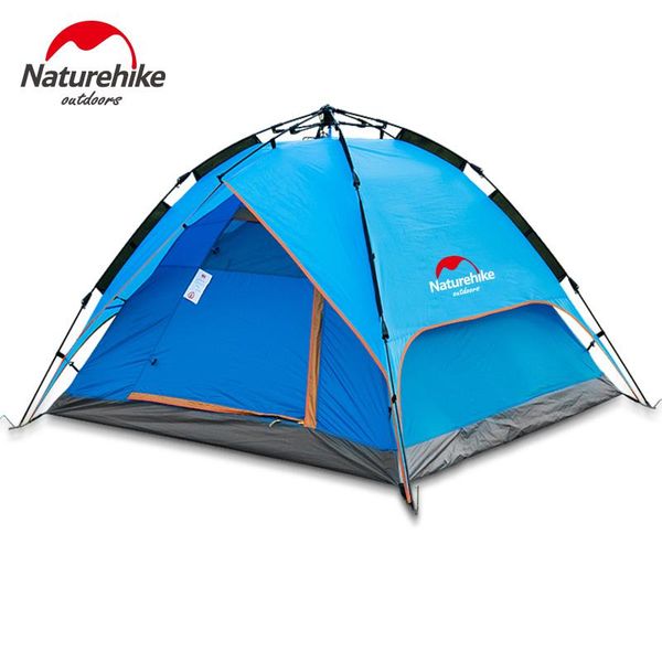 

naturehike 3-4 person tent automatic open waterproof tents double layer outdoor camping hike travel nh and shelters