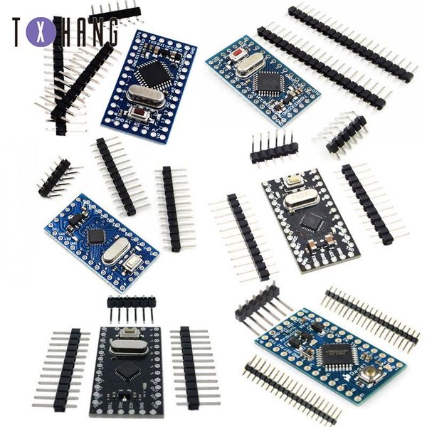 Интегрированные цепи Pro Mini 168/328 ATMEGA168 5V 16M / ATMEGA328P-MU 328P ATMEGA328 3.3V 8 МГц / 5 В 16 МГц для Arduino совместимого наномодателя