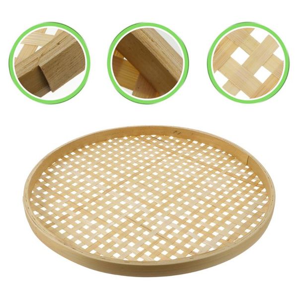 

storage baskets 2pcs woven dustpans bamboo bread containers