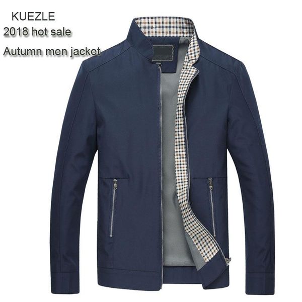 

men's jackets kuezle 2021 men autumn and coats jaqueta masculina male causal fashion slim fitted large size zipper hombre xxxl, Black;brown
