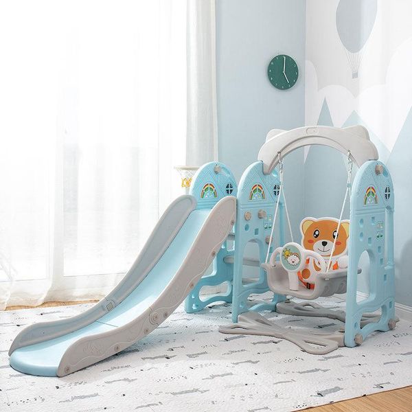 

baby nursery children household long thick plastic indoor slide swing combination outdoor games & activities