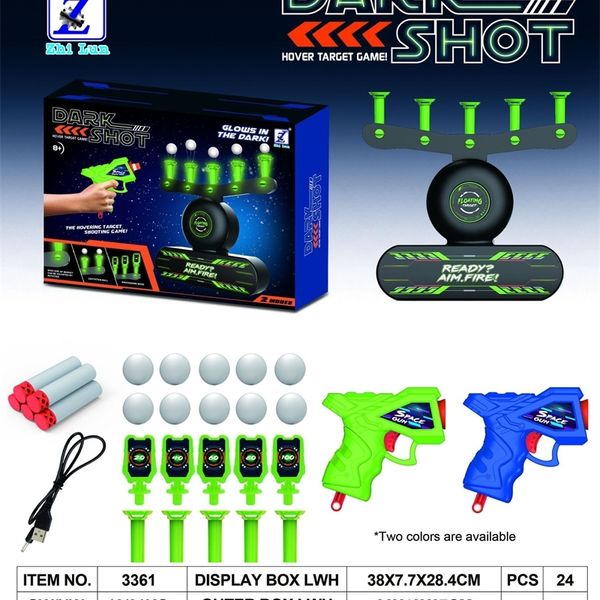

electric suspended ball dart target two in one luminous electric shooting + gun